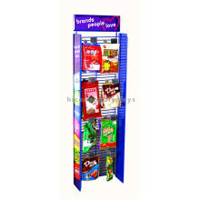 Custom Food Retail Shop Advertising Signage Iron Hanging Dried Furit And Beef Jerky Display Stand